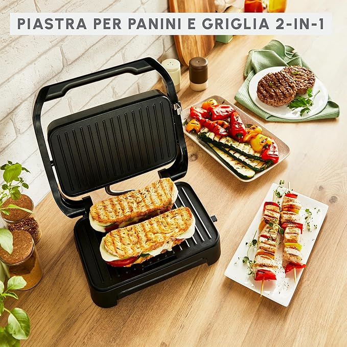 Moulinex Inicio Compact, Grill per Panini, GI270D