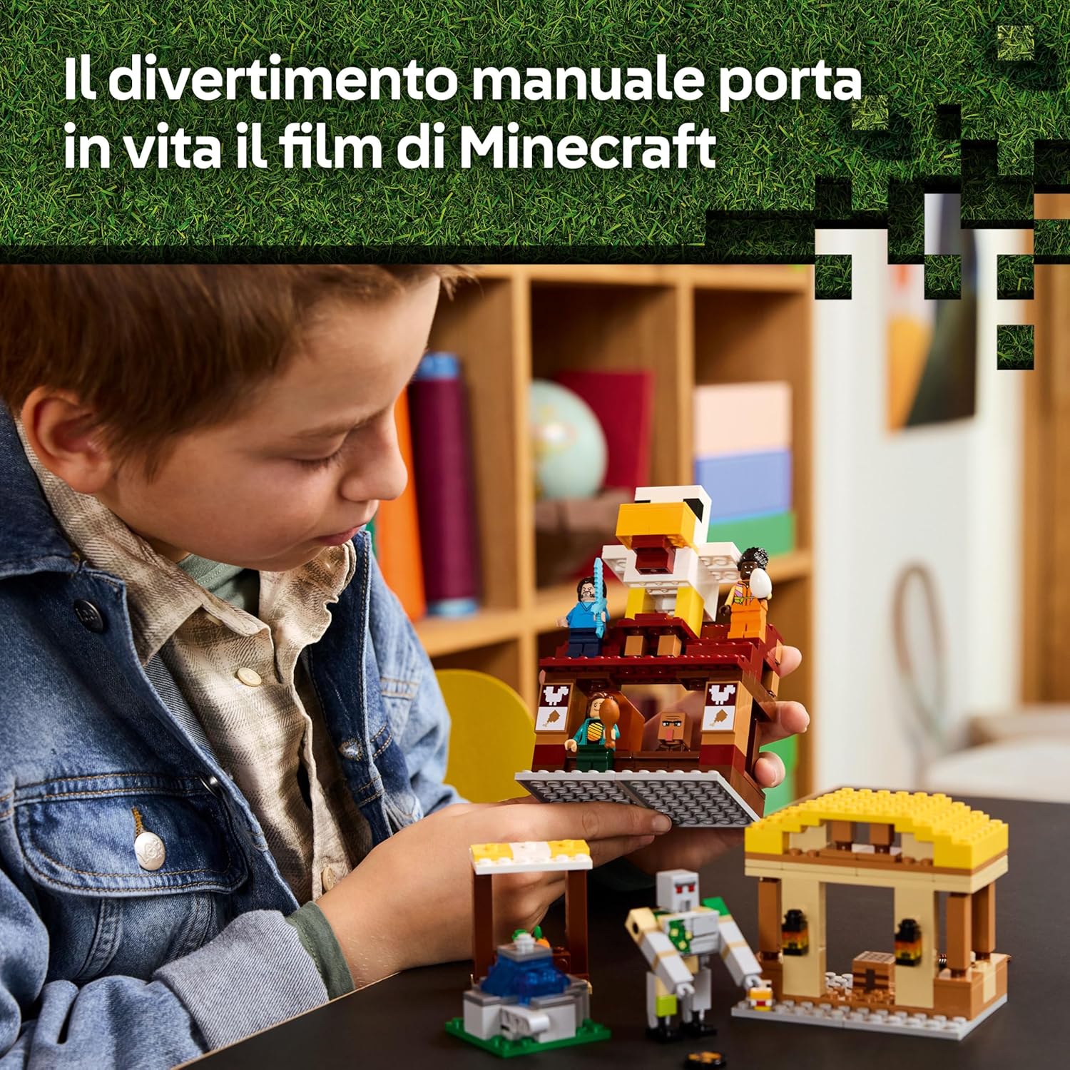 LEGO Minecraft Attacco al Villaggio del Ghast-Pallone