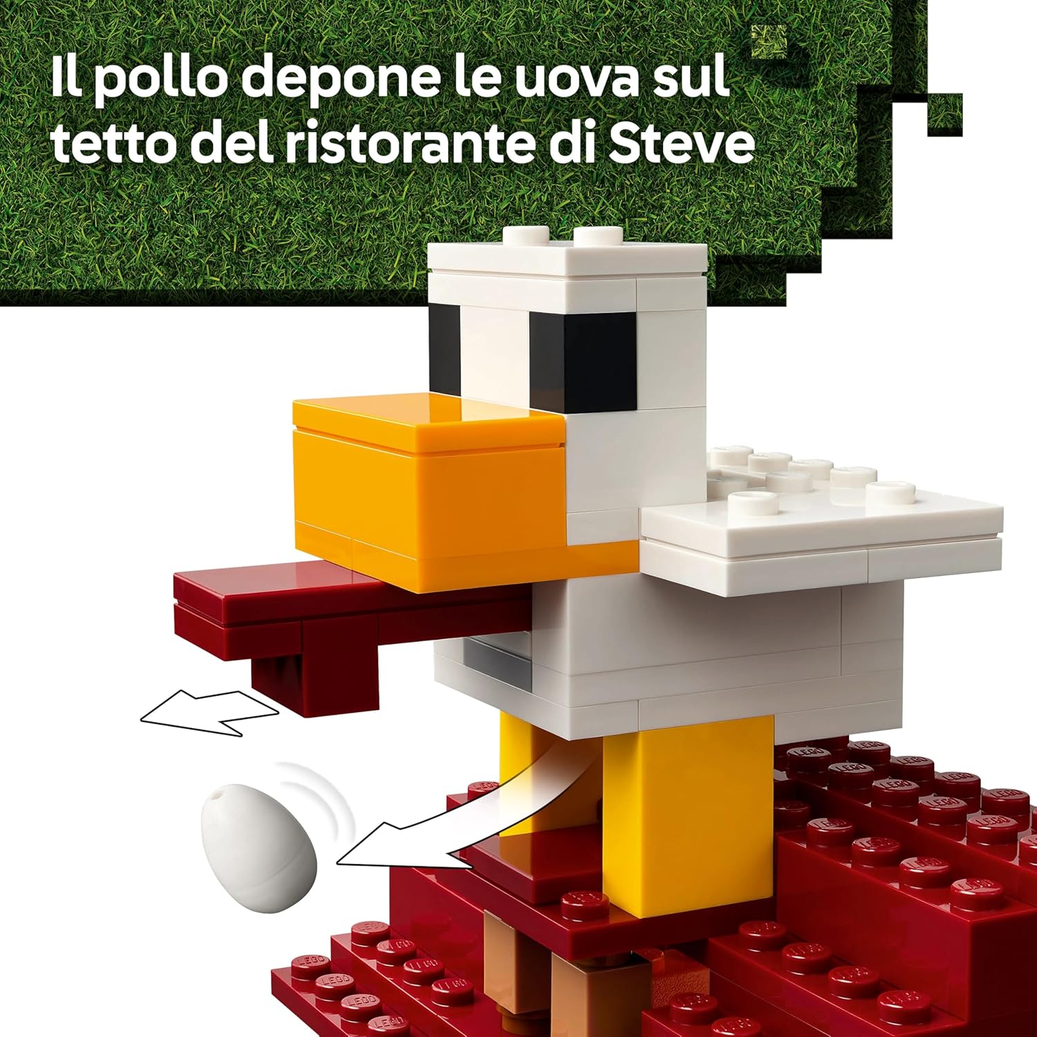 LEGO Minecraft Attacco al Villaggio del Ghast-Pallone