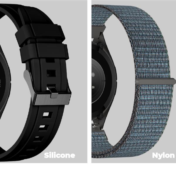 Nilox Trail PRO - GPS Sport AMOLED Smartwatch two straps included