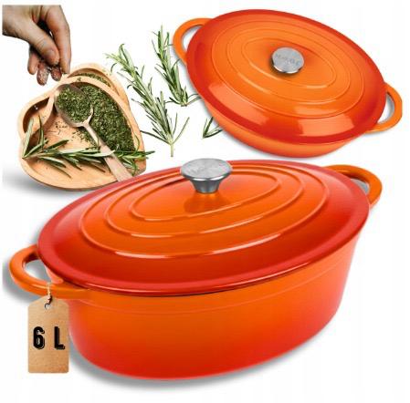 Casseruola ovale da 6 litri