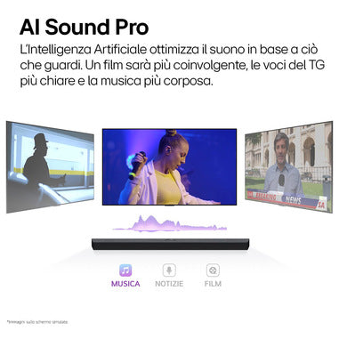 Soundbar LG S60T - 340 W, 3.1 canali
