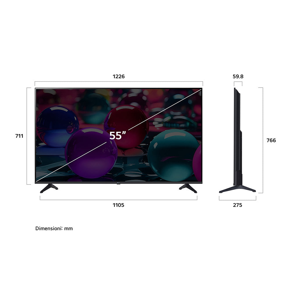 LG UHD AI 55UA73006LA - 55'' 4K