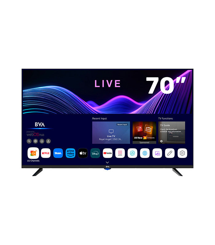 TV BVA Qled 70'' UHD 4k smart webos Hub 2.0