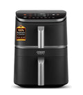 COSORI Turbo Tower Pro Friggitrice ad Aria 10,8L Doppio Cestello