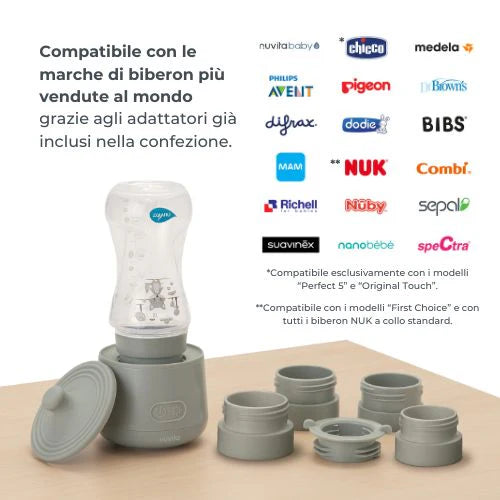 Nuvita Scaldabiberon portatile universale Warm'n'Go