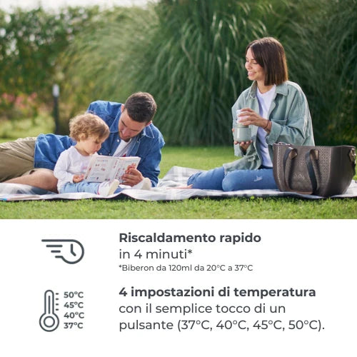 Nuvita Scaldabiberon portatile universale Warm'n'Go